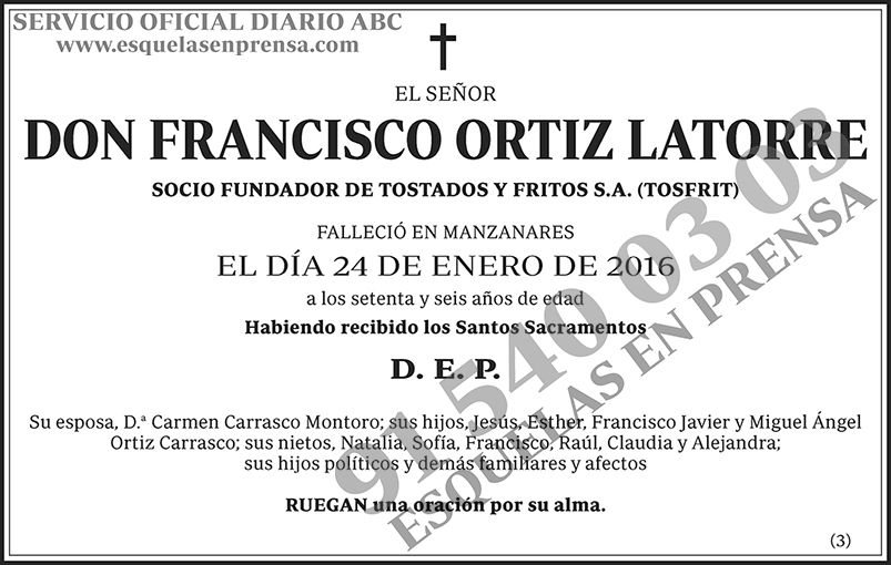 Francisco Ortiz Latorre